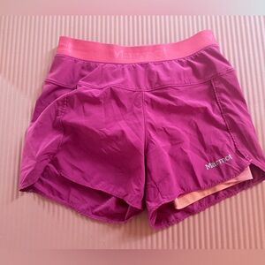 Marmot Women's Magenta Athletic Shorts